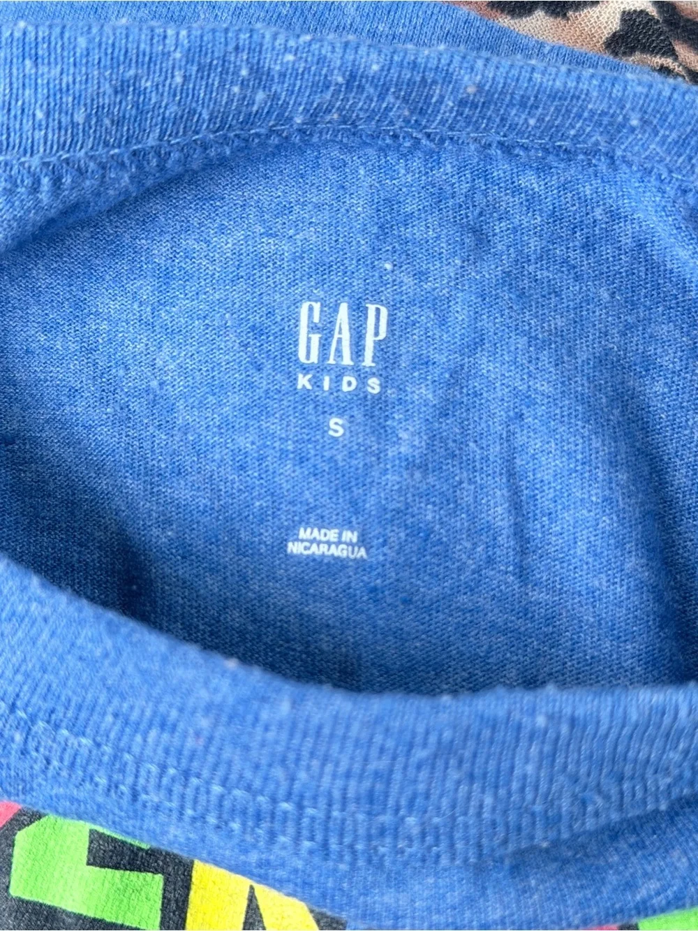 GAP Super Mario Graphic Long Sleeve Tee - Blue